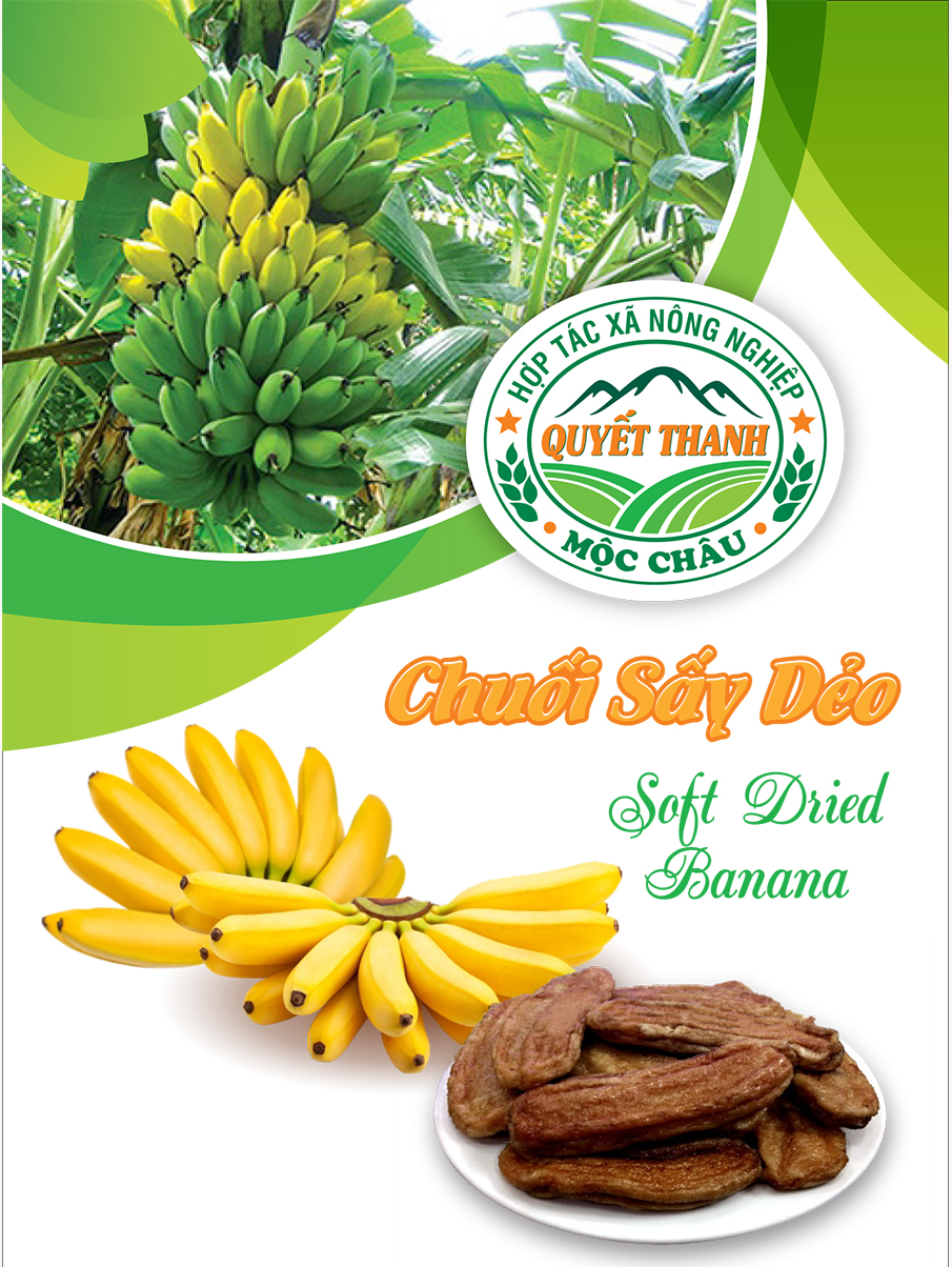 Chuối sấy dẻo Mộc Châu