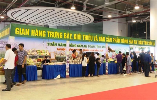 Tuần hàng nông sản an toàn tỉnh Sơn La tại Hội chợ OCOP tỉnh Quảng Ninh năm 2020