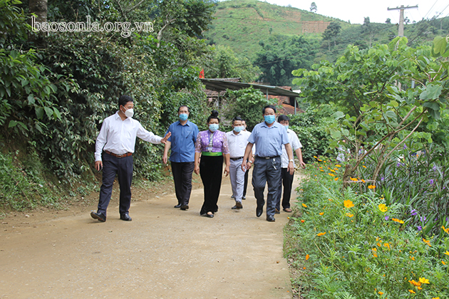 Kiểm tra tiến độ thực hiện các tiêu chí xã nông thôn mới