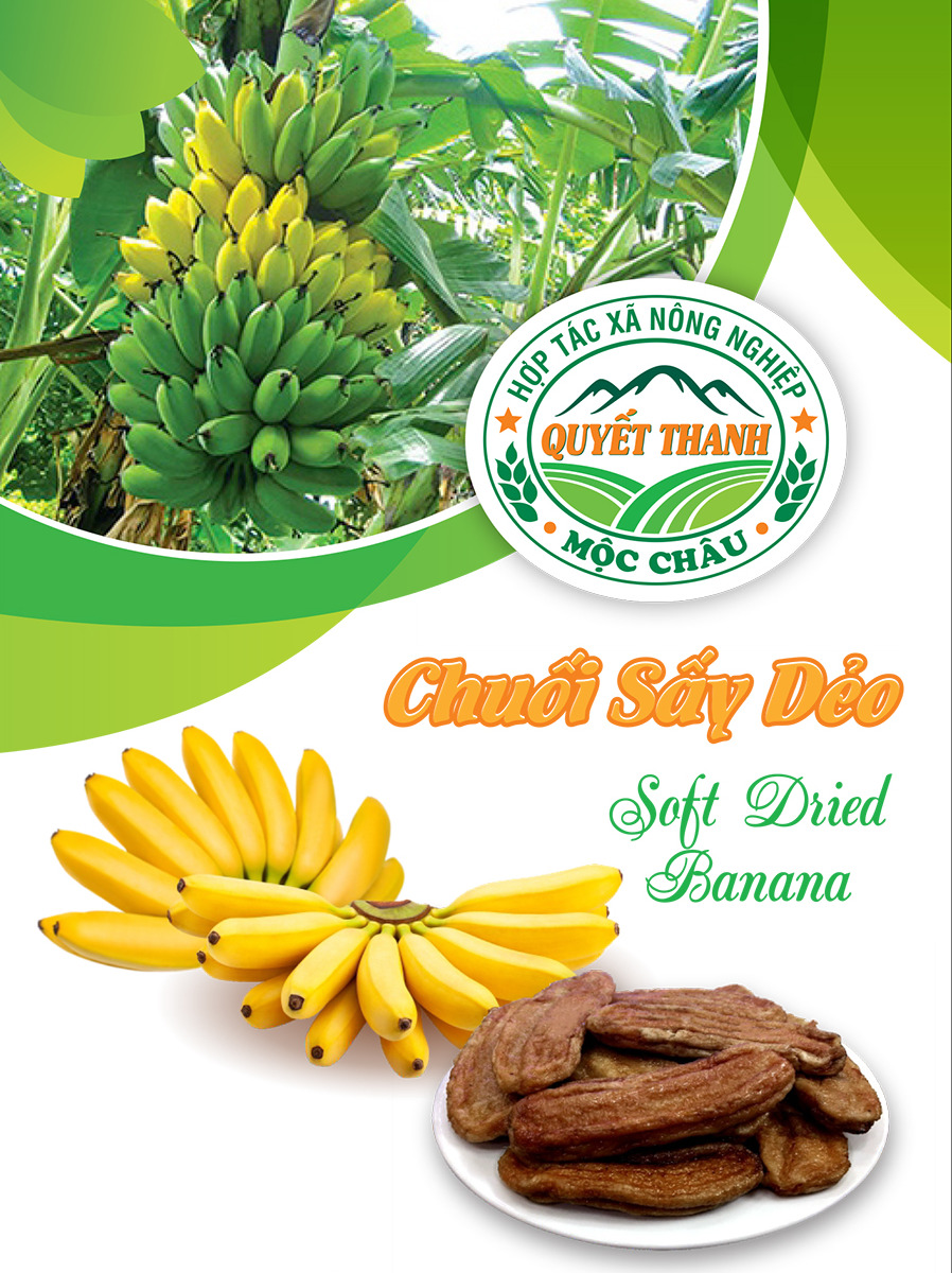 Chuối sấy dẻo (HTX nông nghiệp Quyết Thanh)