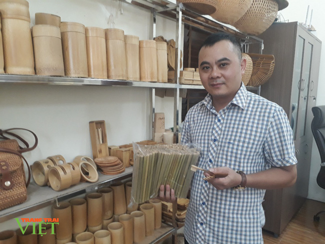 Ống hút tre Sơn La vươn ra thế giới