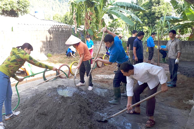 Tuổi trẻ Sơn La chung sức xây dựng nông thôn mới