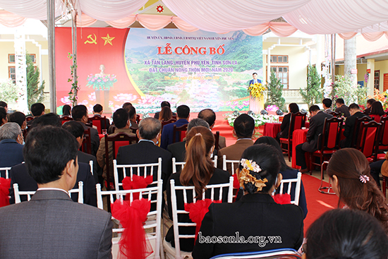  Lễ công bố xã Tân Lang đạt chuẩn nông thôn mới năm 2020