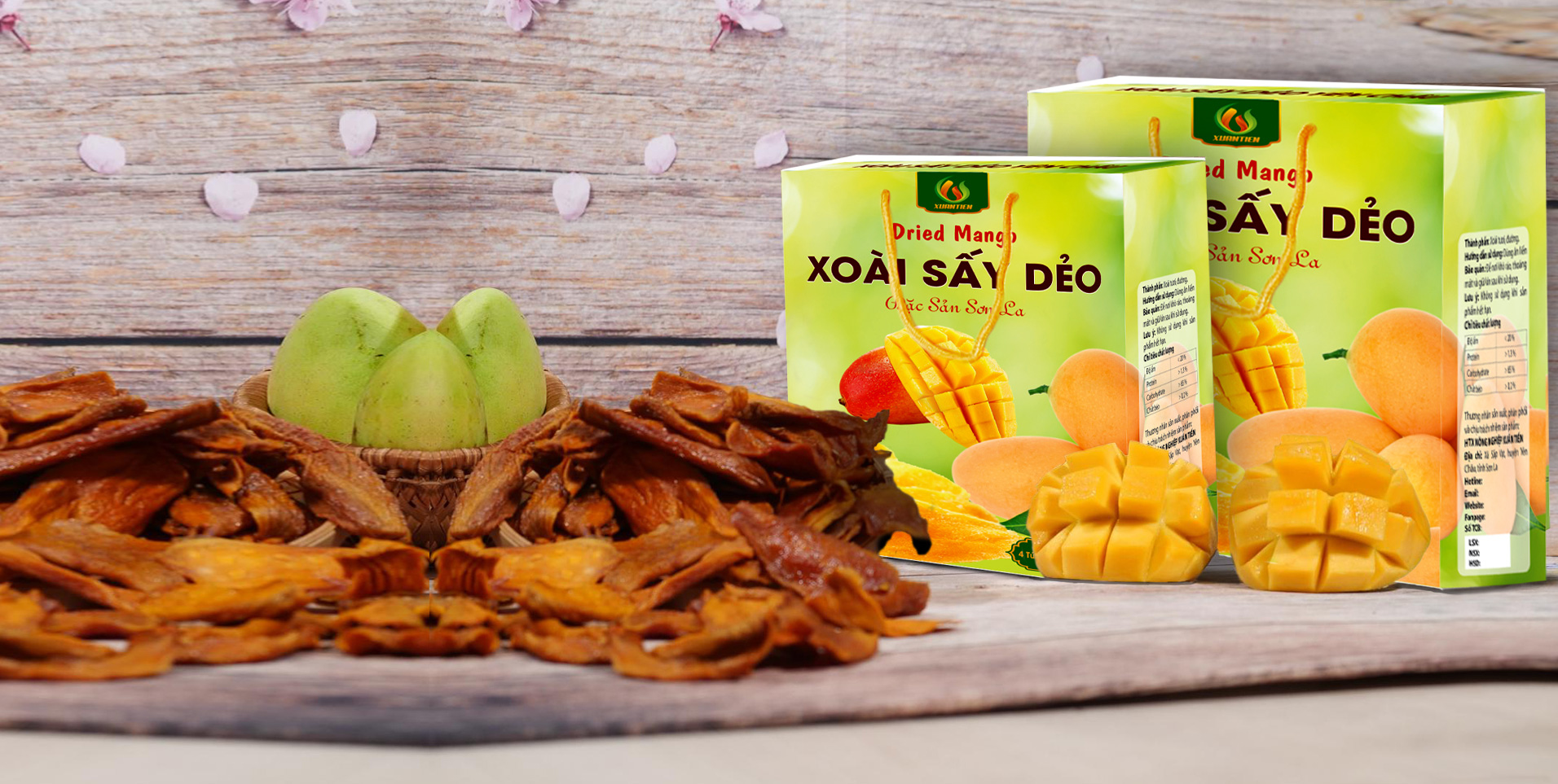 Xoài sấy dẻo (HTX nông nghiệp Xuân Tiến)